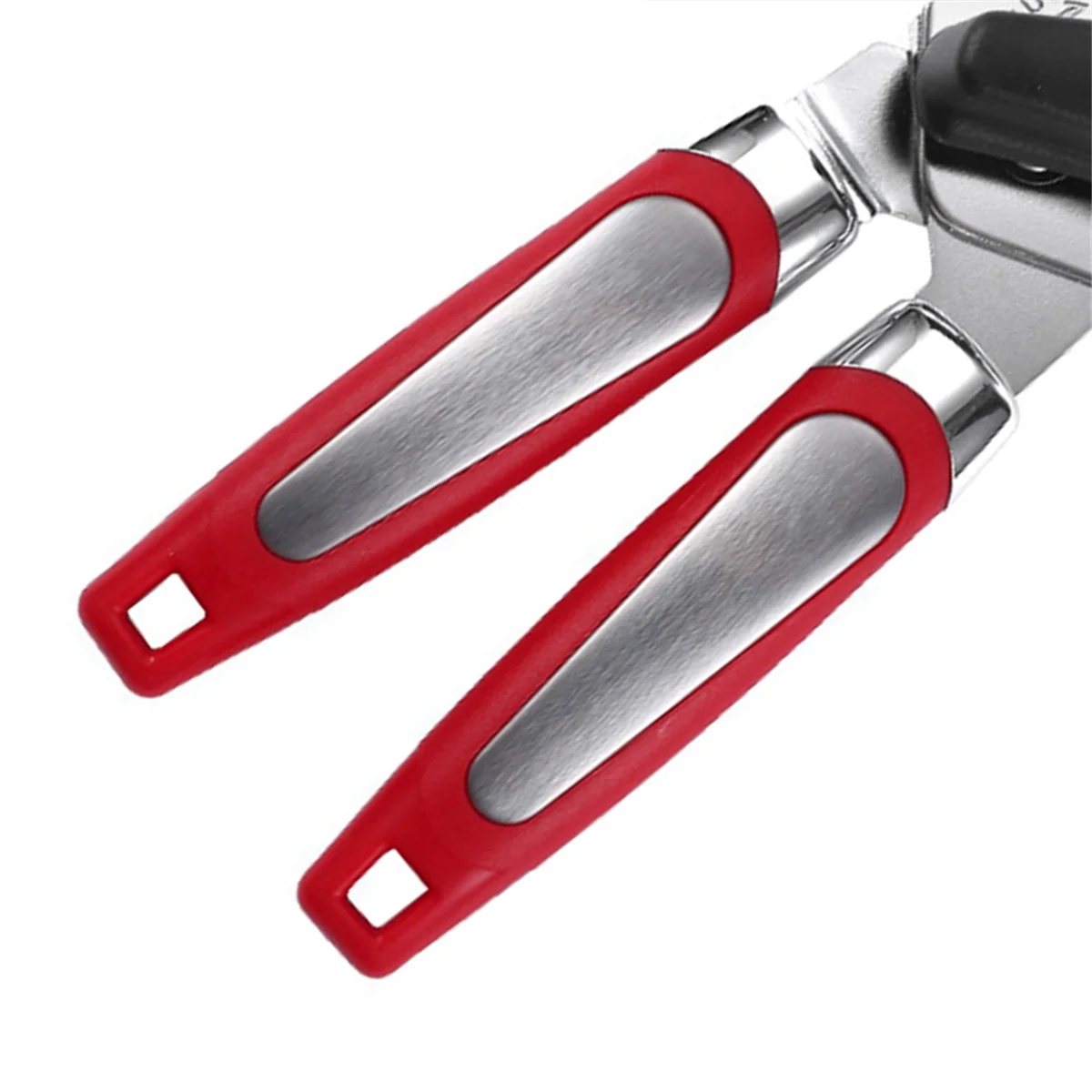 Abrelatas multifuncional Manual 3 en 1 rojo N18R, herramienta de cocina con abridor de botellas
