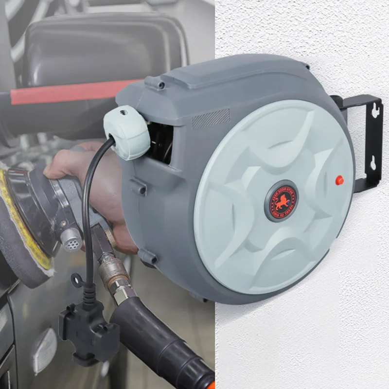 Le fabricant fournit une bobine de tambour électrique télescopique automatique, une bobine de fil de réparation automobile, un réparateur de tuyaux, une réparation automobile, un tambour électrique