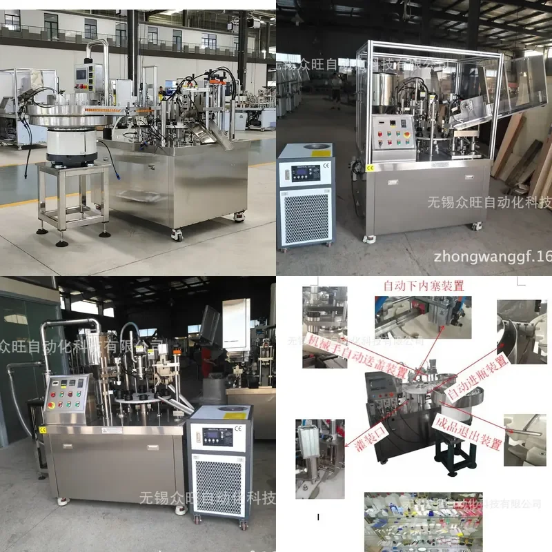 2026 hot Automatic hose filling and sealing machine paste medicine shoe polish toothpaste automatic filling and