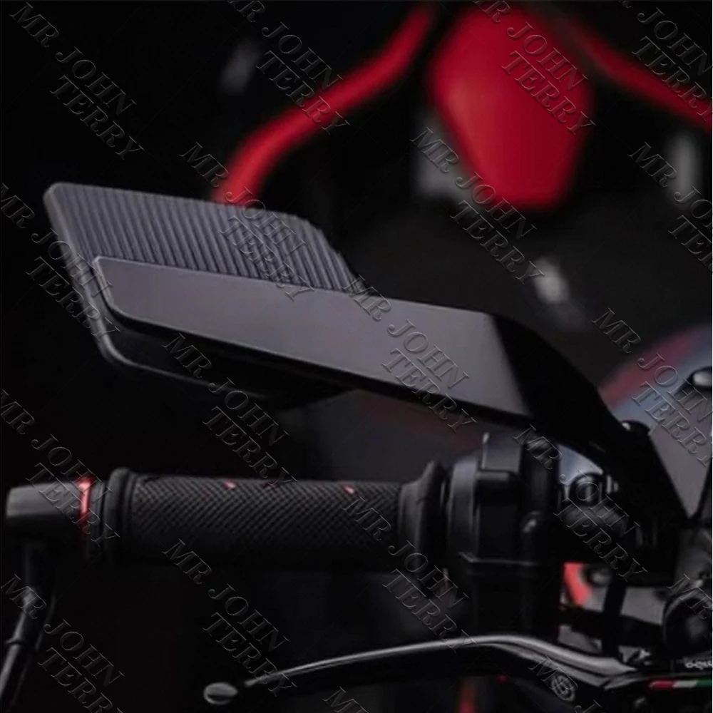 ل 250 390 200 690 125 DUKE 990 SUPER R 790 1290 مرايا الدراجات النارية مرآة أجنحة الشبح لتدوير المرايا القابلة للتعديل #4