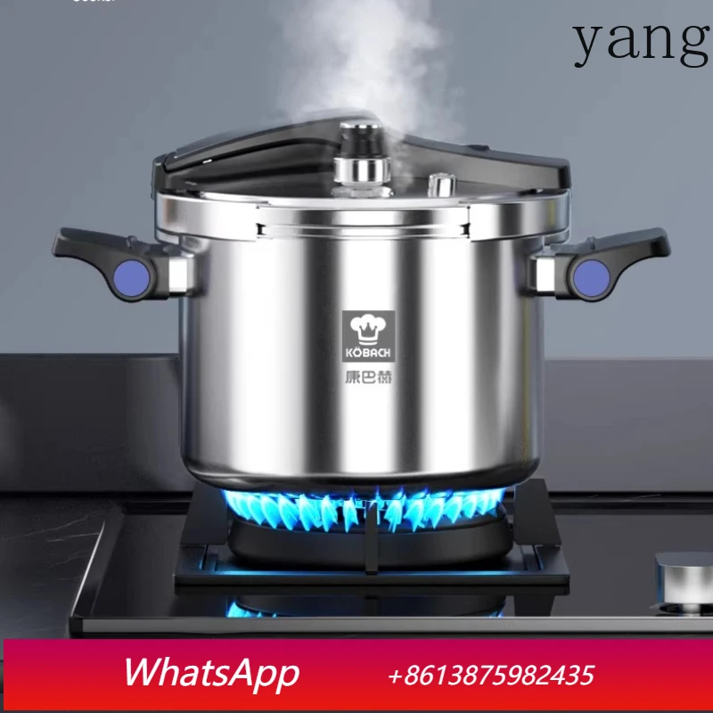 LMM stainless steel household gas induction cooker universal explosion-proof pressure cooker