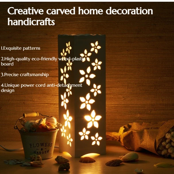 

NEW Creative Simple Engraved Luminous Atmosphere Decorative Item for Home Bedroom or Living Room Craftwork
