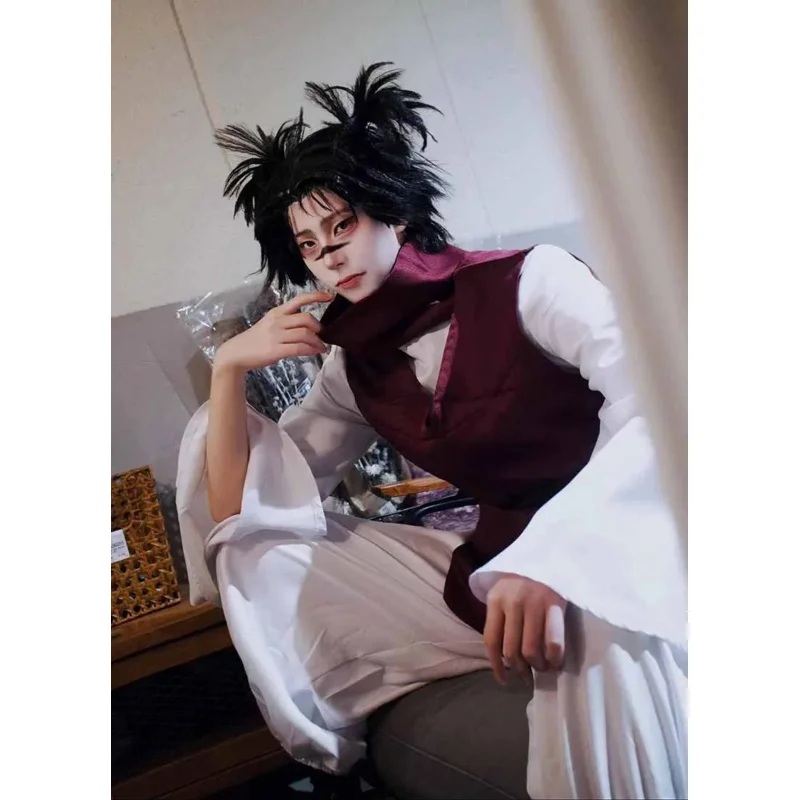 أزياء الدب هاوس أنيمي Jujutsu Kaisen Choso التأثيرية أسود بني سترة علوية سروال موحد Carnivalp1p2t 2025 جديد