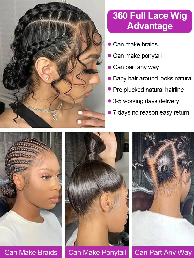 Wig Rambut Asli Brasil 40 Inch 13x4 13x6 HD Transparan Bone Straight Lace Front Wig 220 Density 360 Full Lace Untuk Wanita ﻿