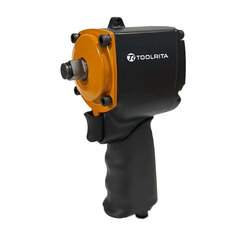 

Пневматический ударный гайковерт 1/2 дюйма, тяжелый гимбо-молоток, мини-размер, максимальный крутящий момент, 550 Нм, 406 футов фунта, пневматический пистолет