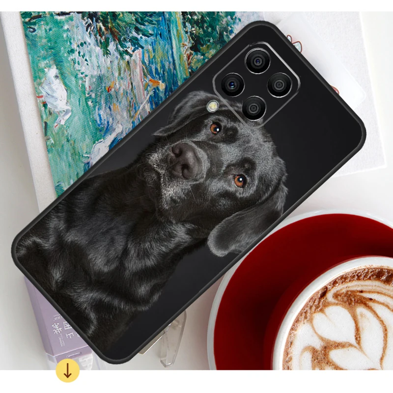 Labrador Puppy Dog Case For Samsung Galaxy M13 M23 M33 M53 M30s M31s M12 M32 M52 M21 M51 M14 M34 M54 M20 Coque