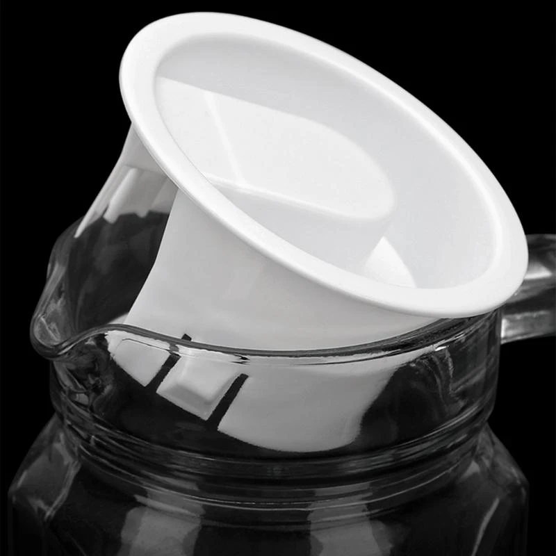 Tappo perdite a prova bottiglia non-splash anti-dusts per coperchi bristeggio vetro acqua caraffa coperte per