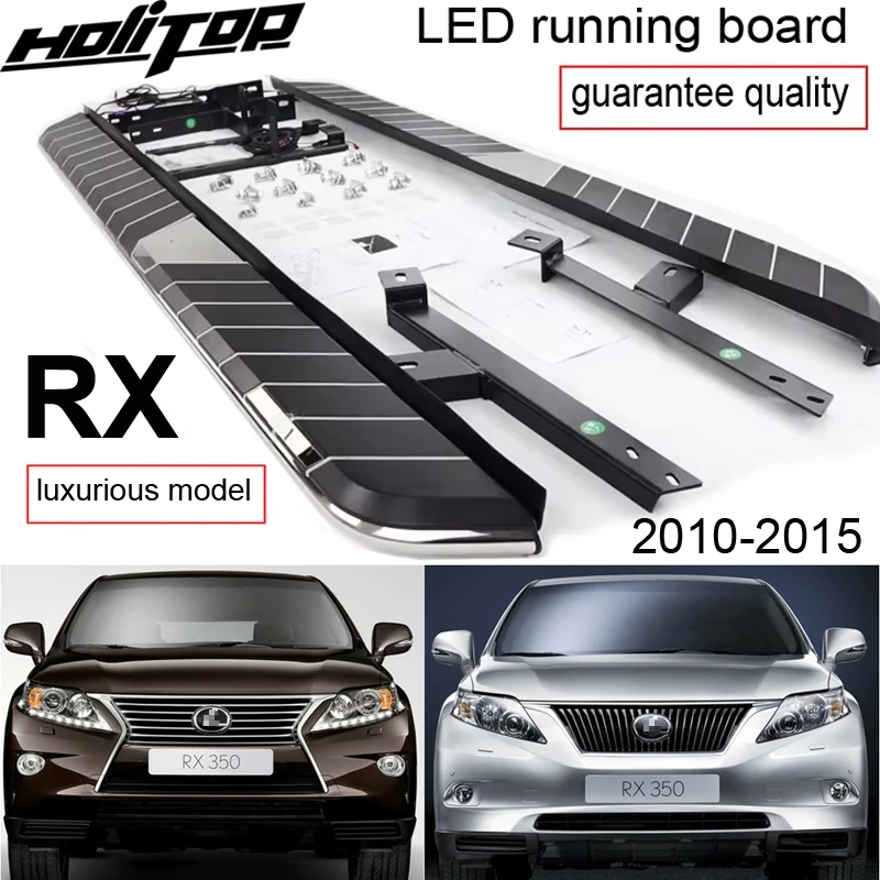 LED side step running board for Lexus old RX RX350 RX270 RX450h 2010 2011 2012 2013 2014 2015, \