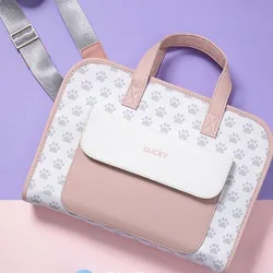 Ins Cute Pink Laptop Bag Sleeve Shoulder Carrying Case Macbook Air Pro 13 13.3 14 Inch ASUS Handle Handbag Laptop Case Women