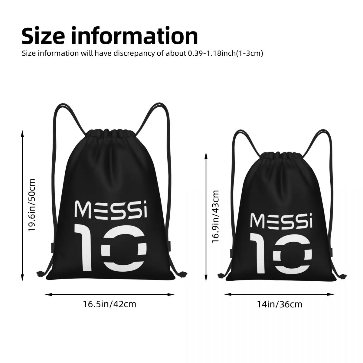 Sac à dos de pique-nique Argentine Lioneler et Messi, sacs à cordes de proximité, sac de sport de qualité supérieure, nouveauté amusante, 30