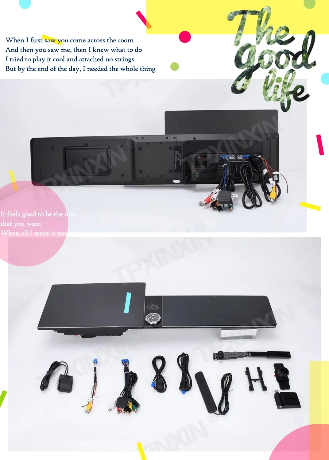 Different Type Dual Screen Car Radio For Geely Borui GC9 2015-2016 Car Multimedia Video Player GPS Navigation Carplay Head Unit