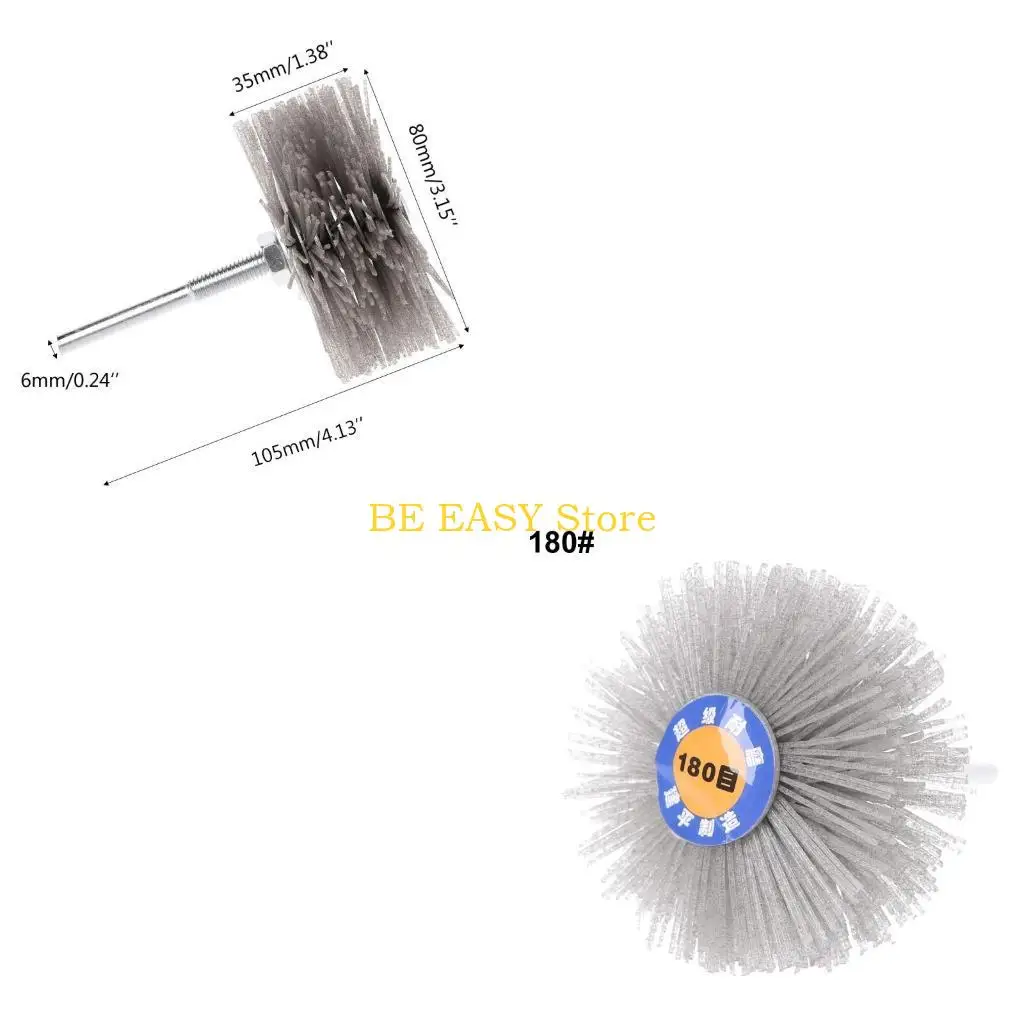 

E28F Абразивная проволочная щетка из глинозема для снятия заусенцев с цветком для полировки головки для Whee
