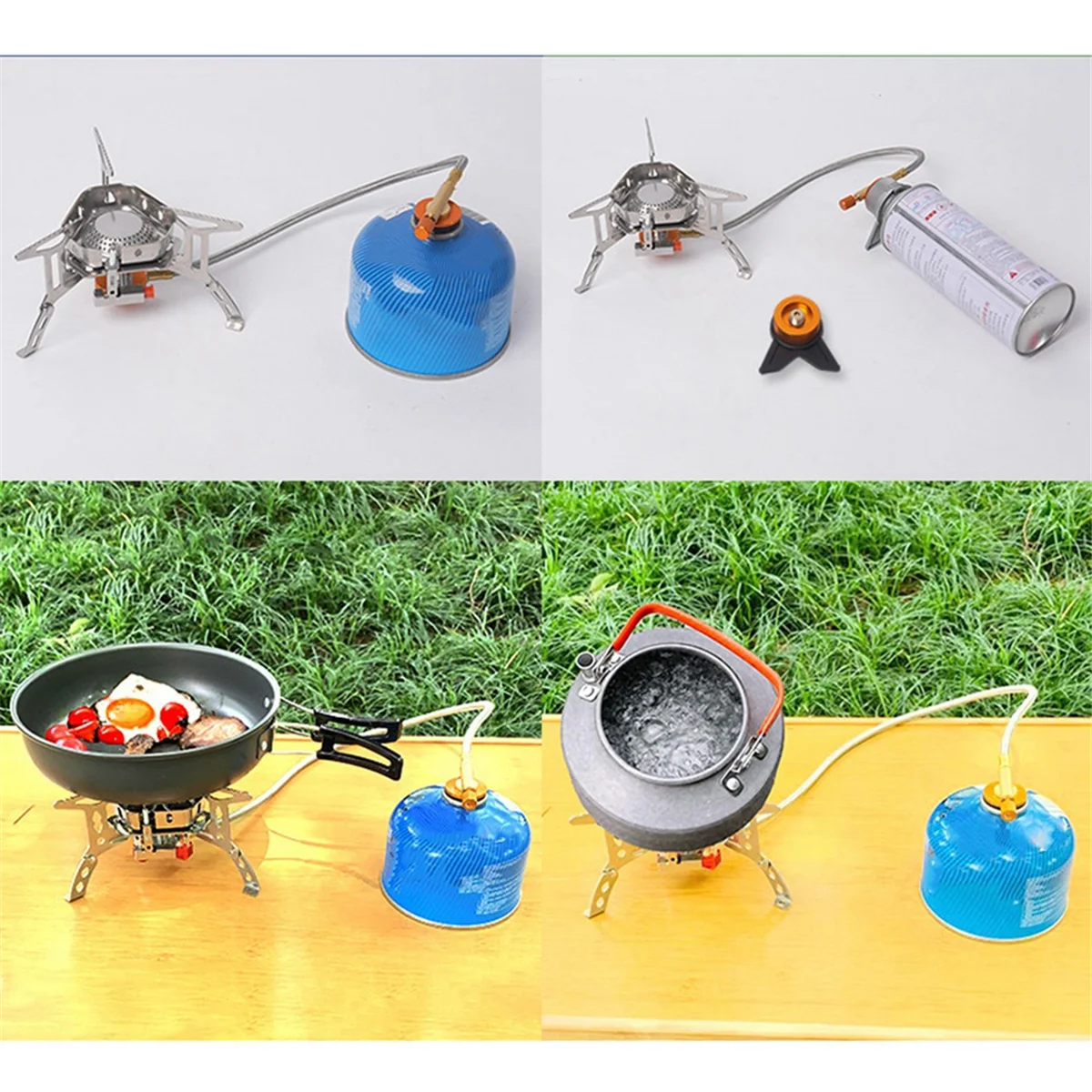 Camping Gas Stove Portable Collapsible Stove Burner for Outdoor Backpacking Hiking Picnic