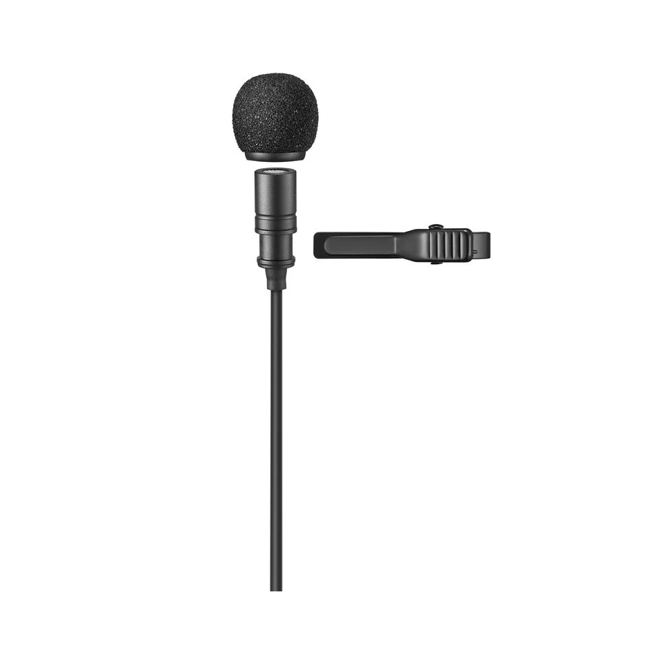 Godox LMS-12A AX AXL Omnidirectional Lavalier Microphone with 3.5mm/Locking-3.5mm TRS Connector for Video Interview Prese