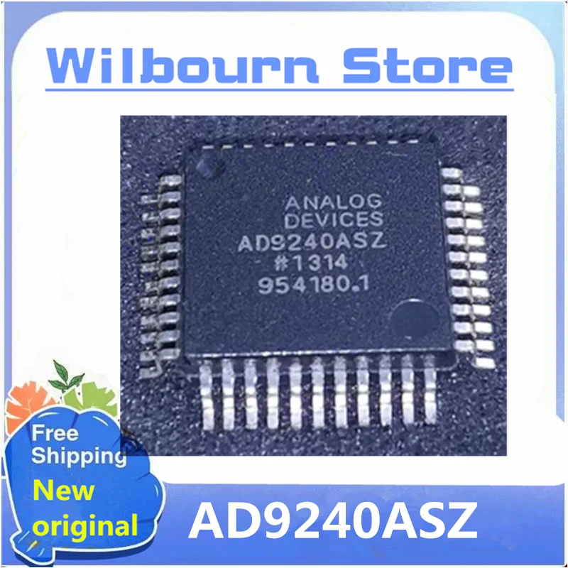 2PCS/LOT New and original AD9240 AD9240AS AD9240ASZ MQFP44 in stock