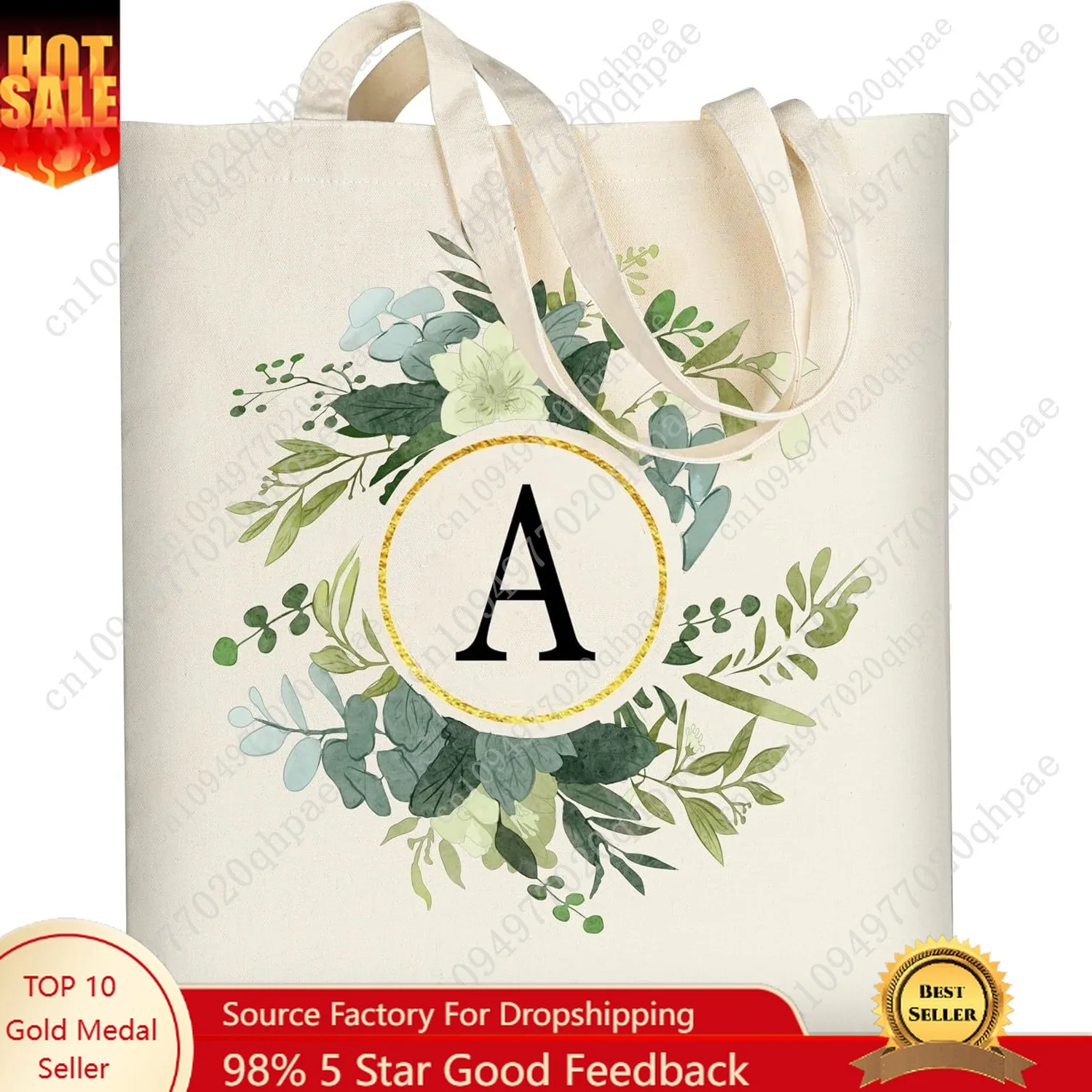 여성용 캔버스 토트백 이미지