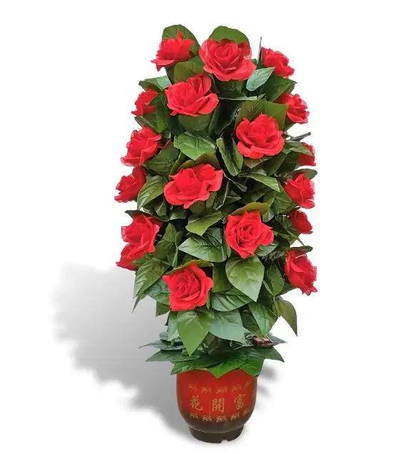 Bush de rosas florecientes con Control remoto, 30 flores que aparecen y desaparecen, ilusión para escenario y primer plano, accesorios para trucos de mago