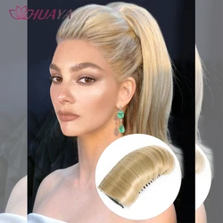 Unsichtbare flauschige Haar polster Pony Kissen Haarnadel Haar Brötchen Volumen flauschige Prinzessin Styling erhöht blonde Haar polster, für Frauen par