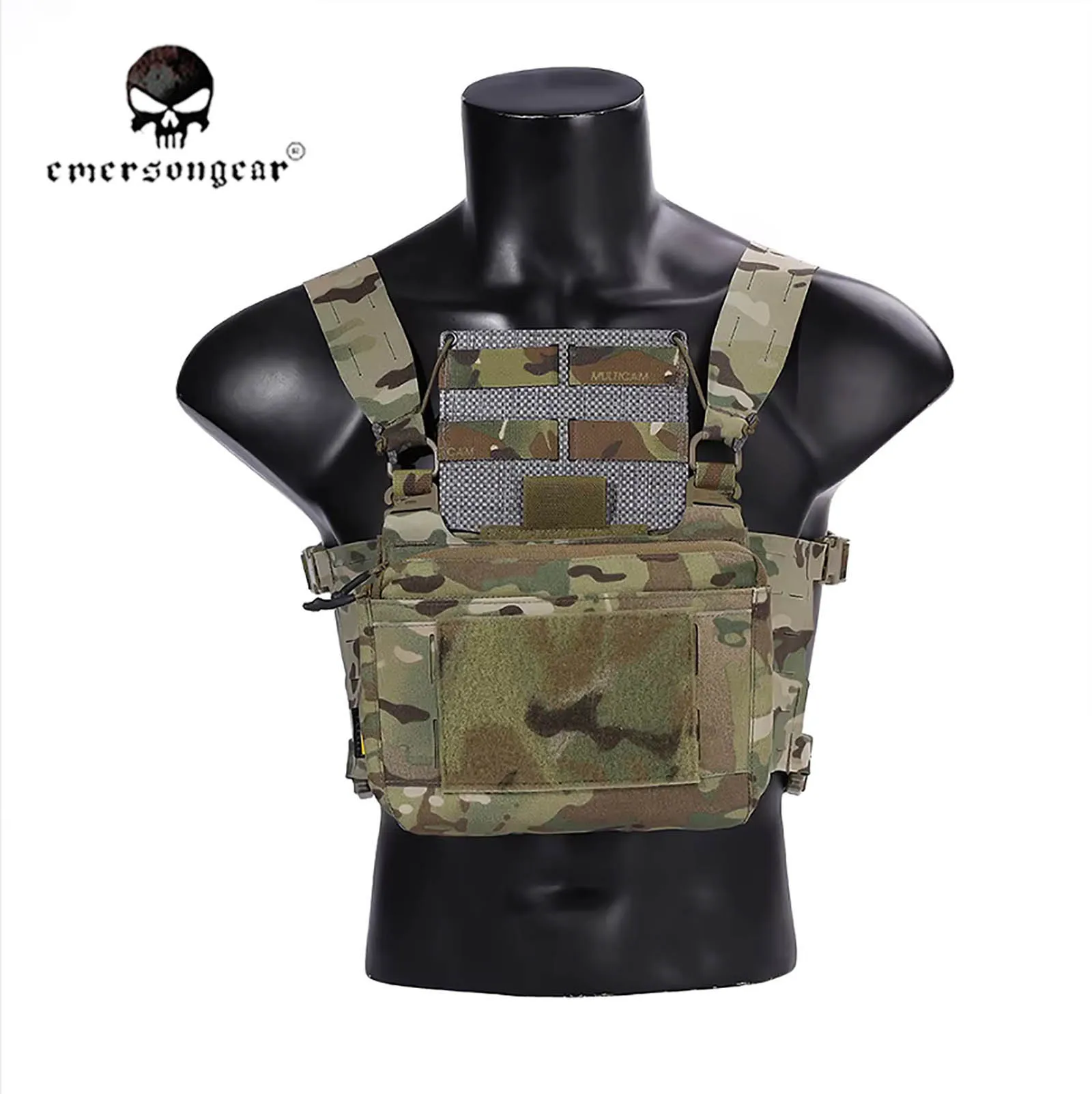 Emersongear Tactical FRO Style Chest Rig Set FRO Style Magazine Pouch Mag Bag Hunting Hiking Panel Sport Combat EM9633