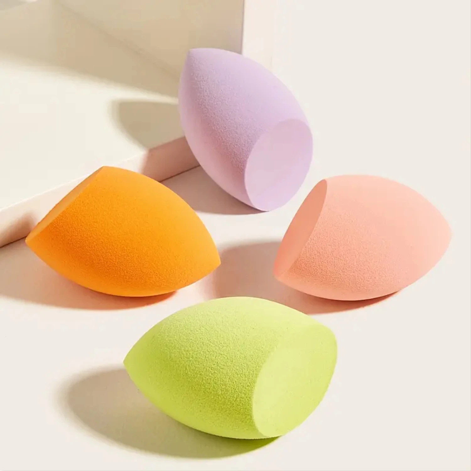 Makeup Sponge Set for Foundation, Creams, Powders - Latex Free Wet & Dry Egg