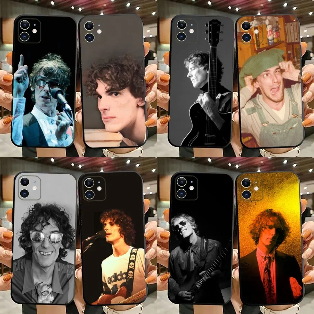 Luis Alberto Spinetta Phone Case For iPhone 15,14,13,12,11,Plus,Pro Max,XS,X,XR,SE,Mini,8,7 Soft Silicone Black Cover