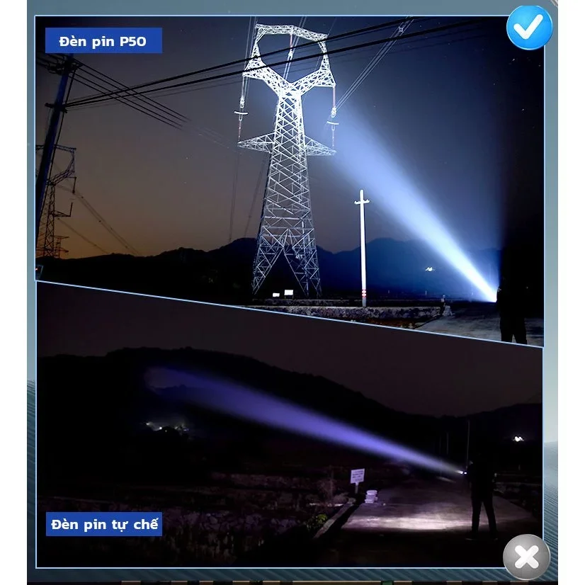 Strong Light Flashlight Charging Durable Home Outdoor Spotlight Portable Ultra Bright Zoom Lighting Electric