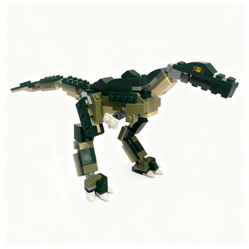 173 pièces MOC Allosaurus Anax 1 Creator 3 Modèles de blocs de construction Jouet d'architecture DIY Idée Cadeau de Noël créatif Briques éducatives