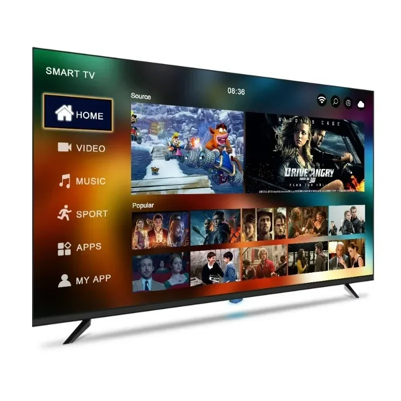 43/50/55-Inch 4K UHD Android/WebOS Smart TV - Mini LED Display, WiFi, Worldwide Voltage Support