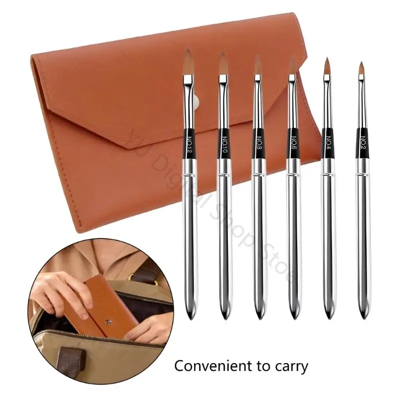 96BA 6pcs Expandable Brush Set For Traveling Painter