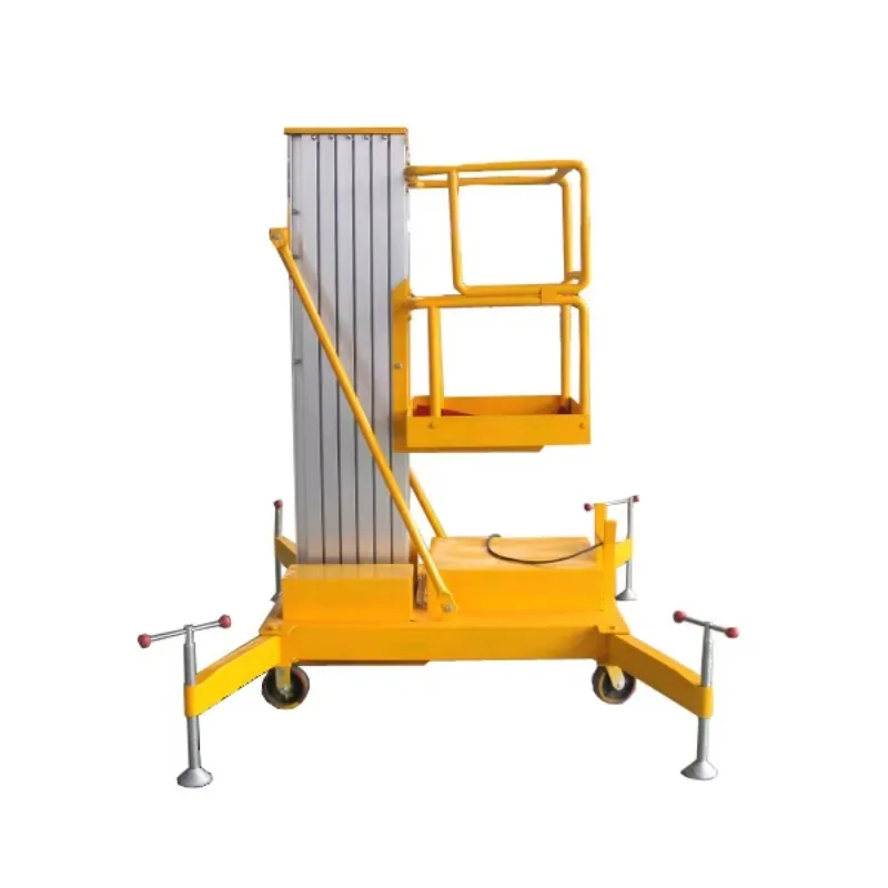 Customized CE Certified Fully Automated Aerial Lift 100kg Aluminum Alloy Telescopic Lift Hydraulic Elevator Lift Platform