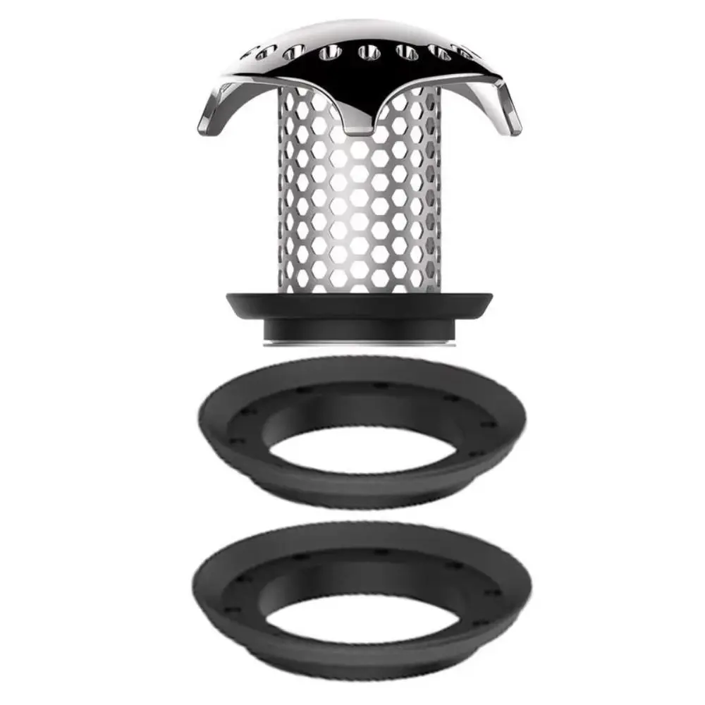 

Stainless Steel Stainless Steel Drain Filter Effective Design Sturdy Construction Anti Clogging Basket Traps Dirt Blocks Smells
