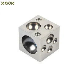 Square Dapping Block with 18 Round Cavities Metal Forming Shaping Punching Tool Jewelry Tools