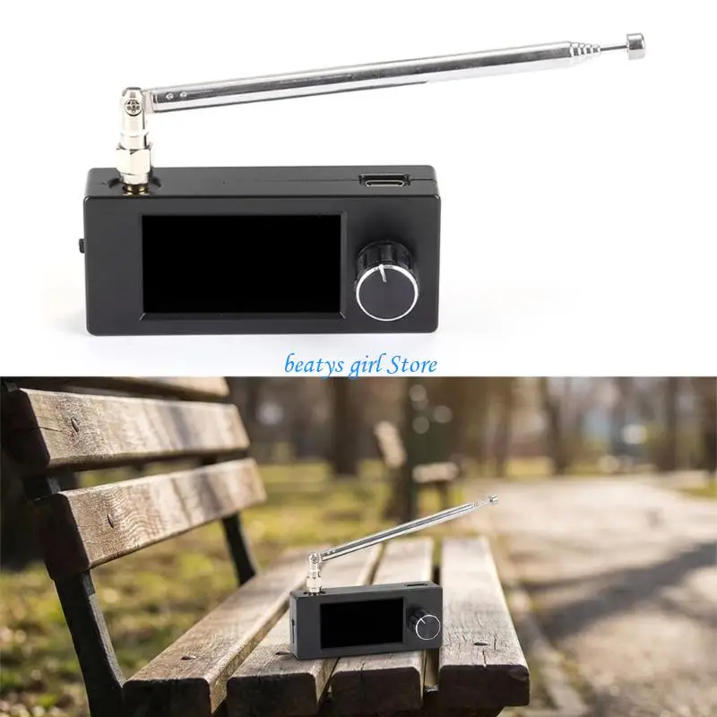 

C7AB Portable Pocket Mini Radio LCD Screen Radio Receiver 9.9KHz-108MHz LCD Screen with Best Reception for Travel Outdoor