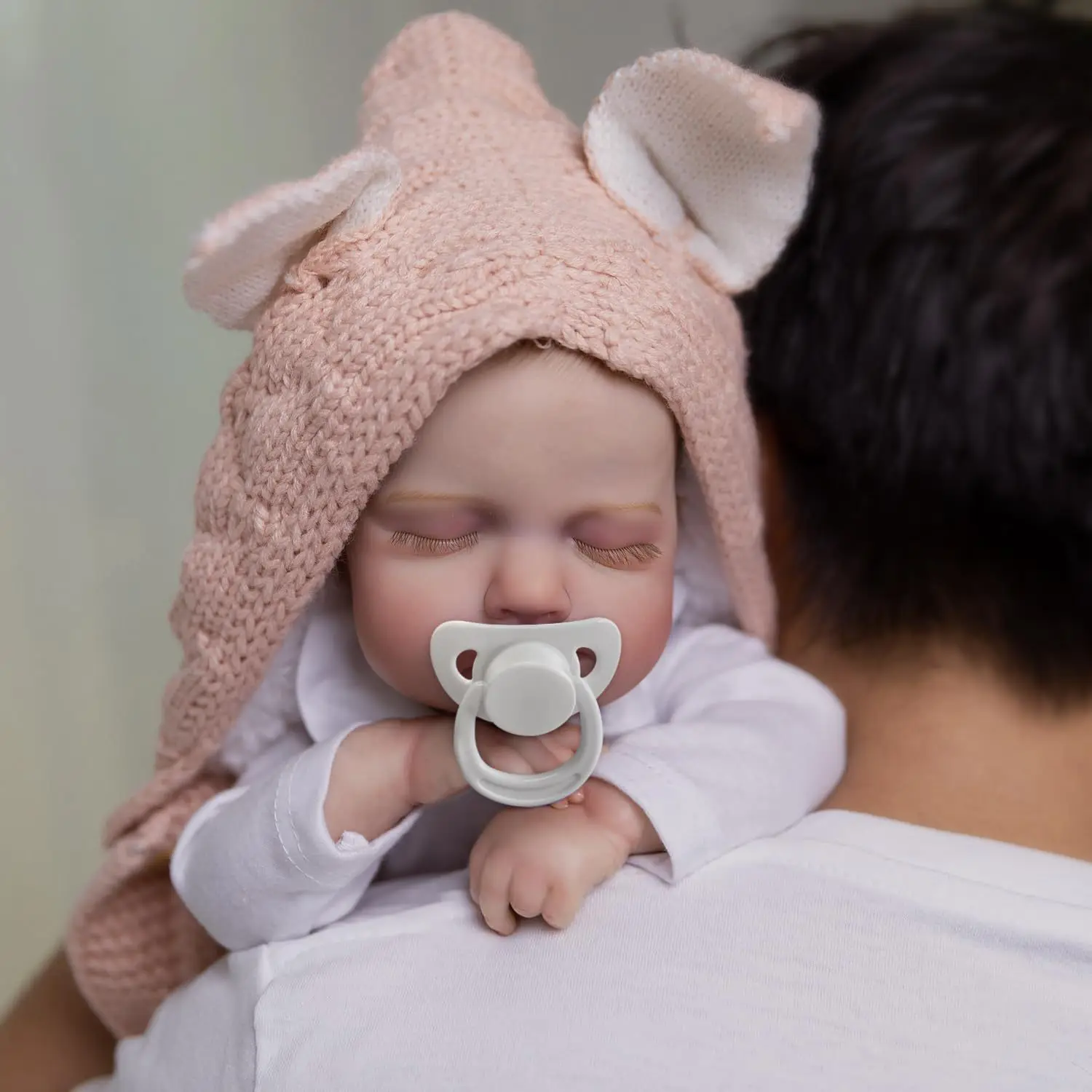 20-Zoll-künstliche Babypuppe mit weichem Kleber, reine handbemalte Reborn-Puppe, kann in ein waschbares Spielzeuggeschenk geändert werden