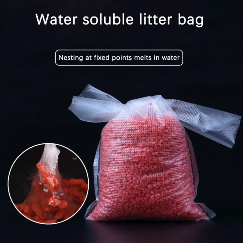 Fishing PVA Bags Water Dissolving Bait Bag Carp Fishing Bait Throwing Multiple Fishing Accessories Feeder Water-soluble Packs