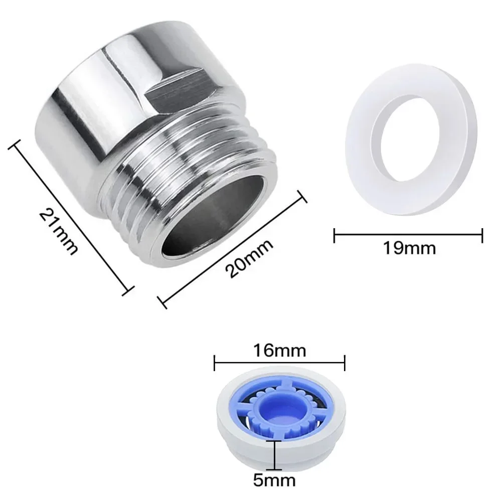 Shower Head Flow Control Valve Set, Dispositivo Saver Água, Flow Reducer Limiter, 6 Diferentes Flow Mangueira Restritor, Acessórios do banheiro
