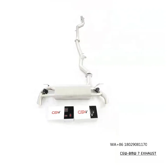 

China Manufacturer Performance Exhaust Piping Muffler Tips With Electric Valves for 740i B740Li B58 3.0T