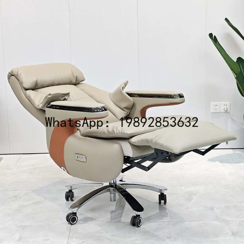 X-28  genuine leather executive chair - home office computer chair with backrest