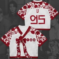 2026 Korean Style BTS Arirang 3D Printed Jersey Men Summer Sports Outdoors T-shirt Breathable Quick Drying Streetwear Clothing