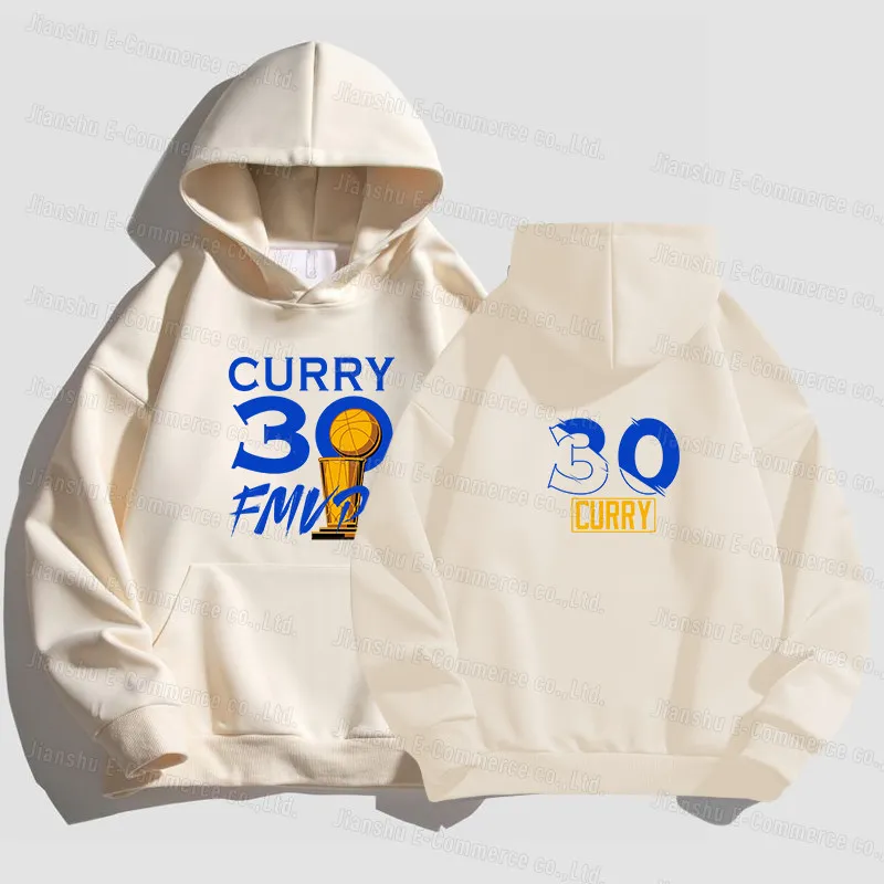 Sweat à capuche Golden State pour hommes et femmes, pull de basket-ball Curry 30, manches longues sportives, sweat à capuche imprimé décontracté