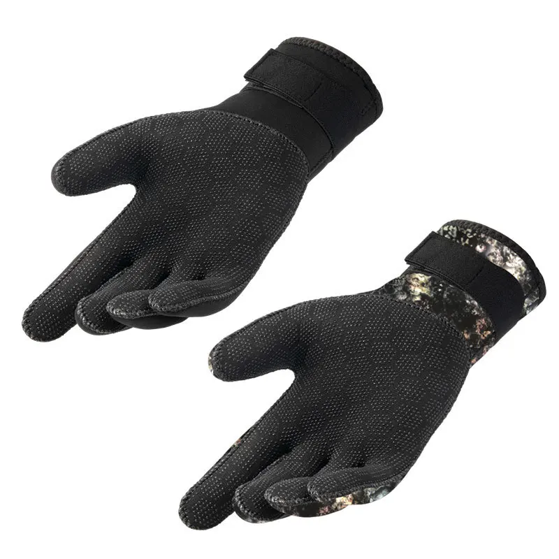 Professional 3/5mm Diving Gloves Anti-cut,anti-stab Fishing and Catching Fish Outdoor Warm and Non-slip Snorkeling Surf Gloves