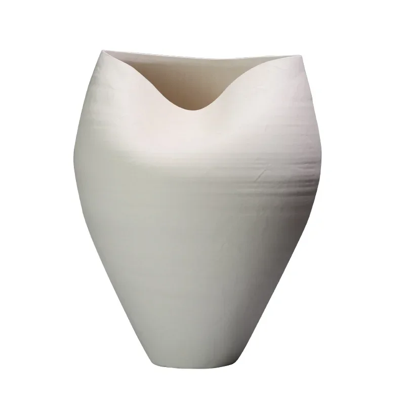 Advanced sense irregular, ceramic vase desktop dried flower arrangement, home soft decoration counter