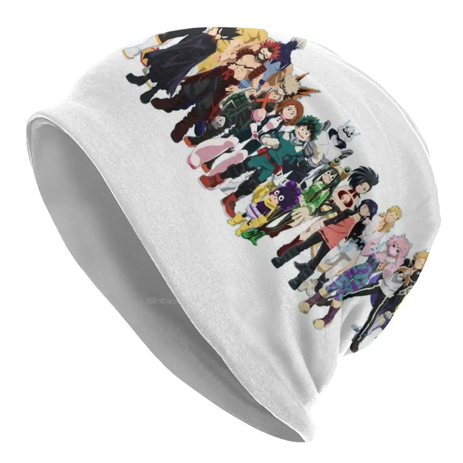 Class 1a Knitted Hat Warm Beanie Outdoor Caps Deku Bakugo Oraraka Manga Class 1a Todoroki Tenya Iida Pro Heroes