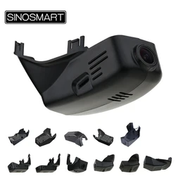 SINOSMART 1080P Wifi Special DVR Dash Cam Camera for Volvo V40 V60 S60 S80 S80L S90 XC40 XC60 XC70 XC90 Rain Sensor Wire