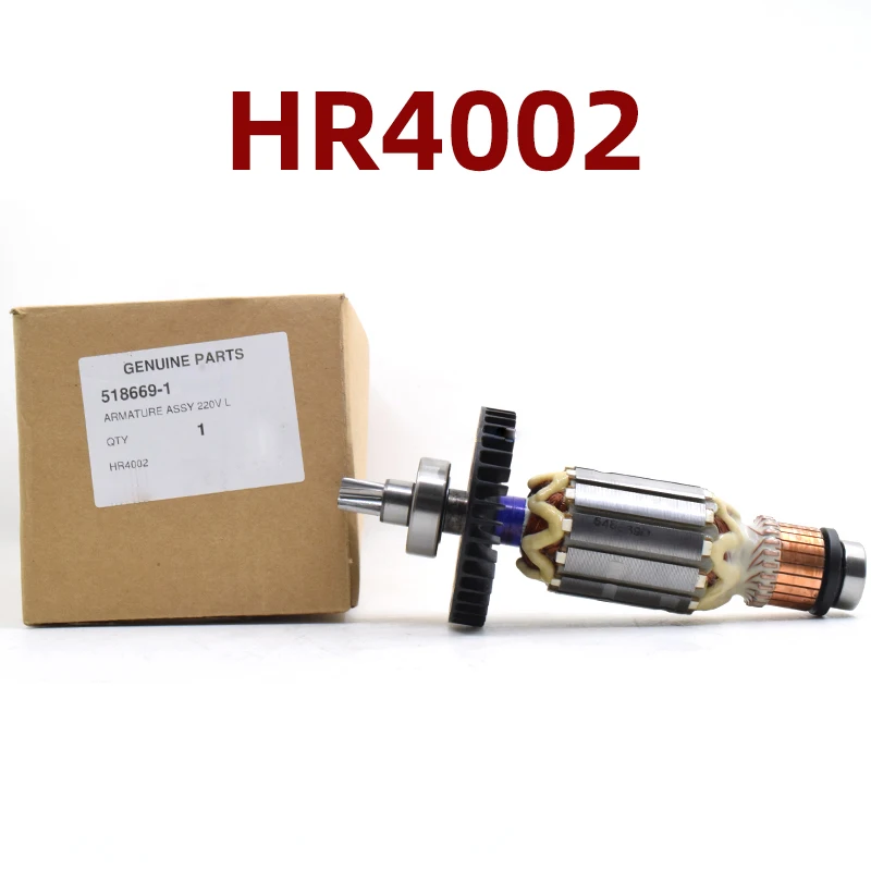 AC220-240V Armature Rotor Stator Accessories for Makita Original HR4002 Hammer Electric Pick Coil Replacement