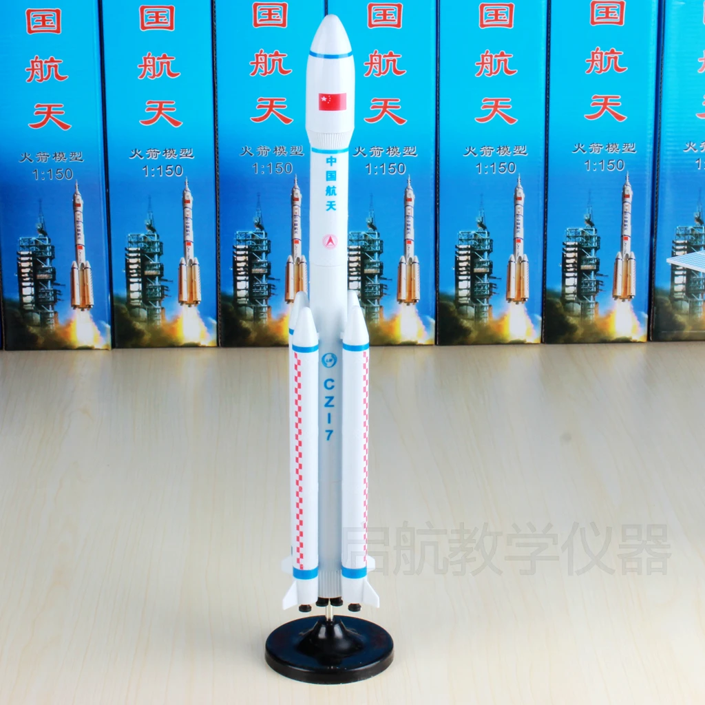 Pengiriman Gratis Model Kedirgantaraan Shenzhou No. 10 Model Model Shenjiu Long March No. 2 CZ-2F Mainan Model Roket