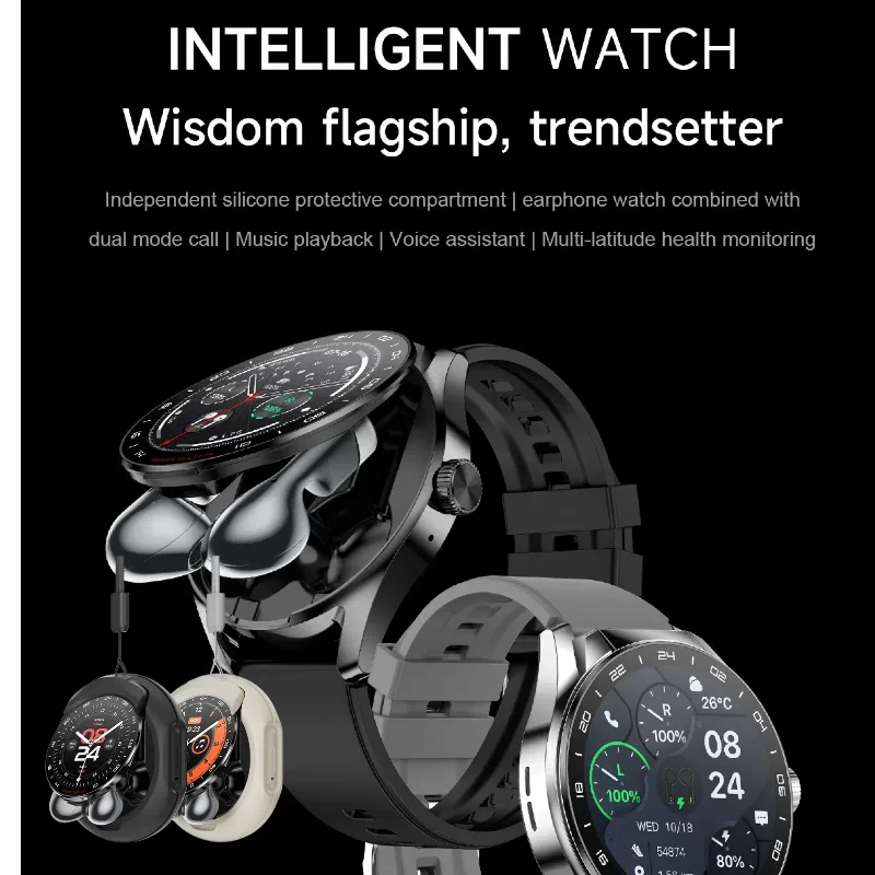 

Умные часы с многоязычной поддержкой Bluetooth. Настраиваемые циферблаты. Встроенные наушники. Совместимость международной языком.