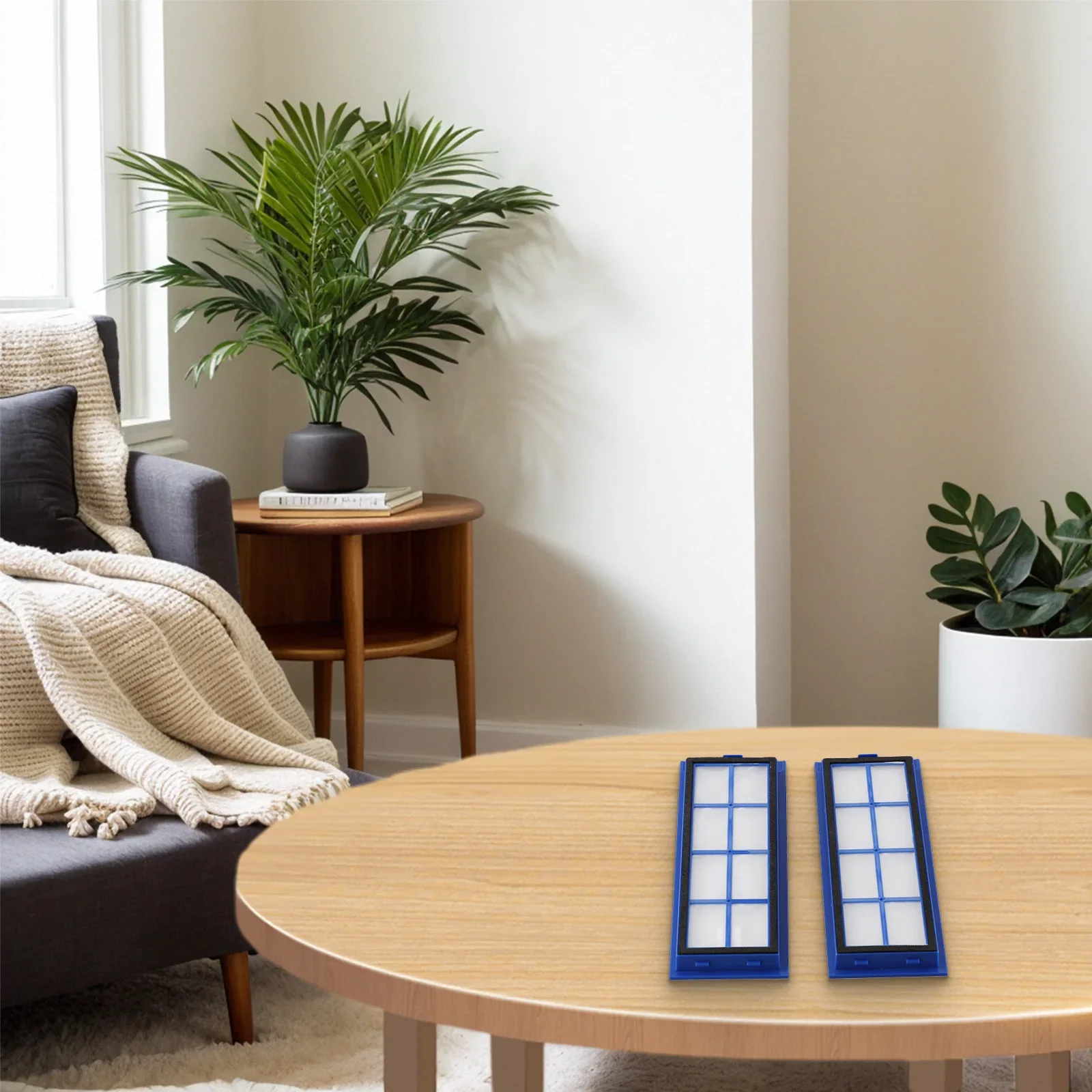 2pcs Fine Dust Filters For MEDION For X40 SW Robot Vacuum Cleaner Accessories Home Appliance Parts Household Merchandises