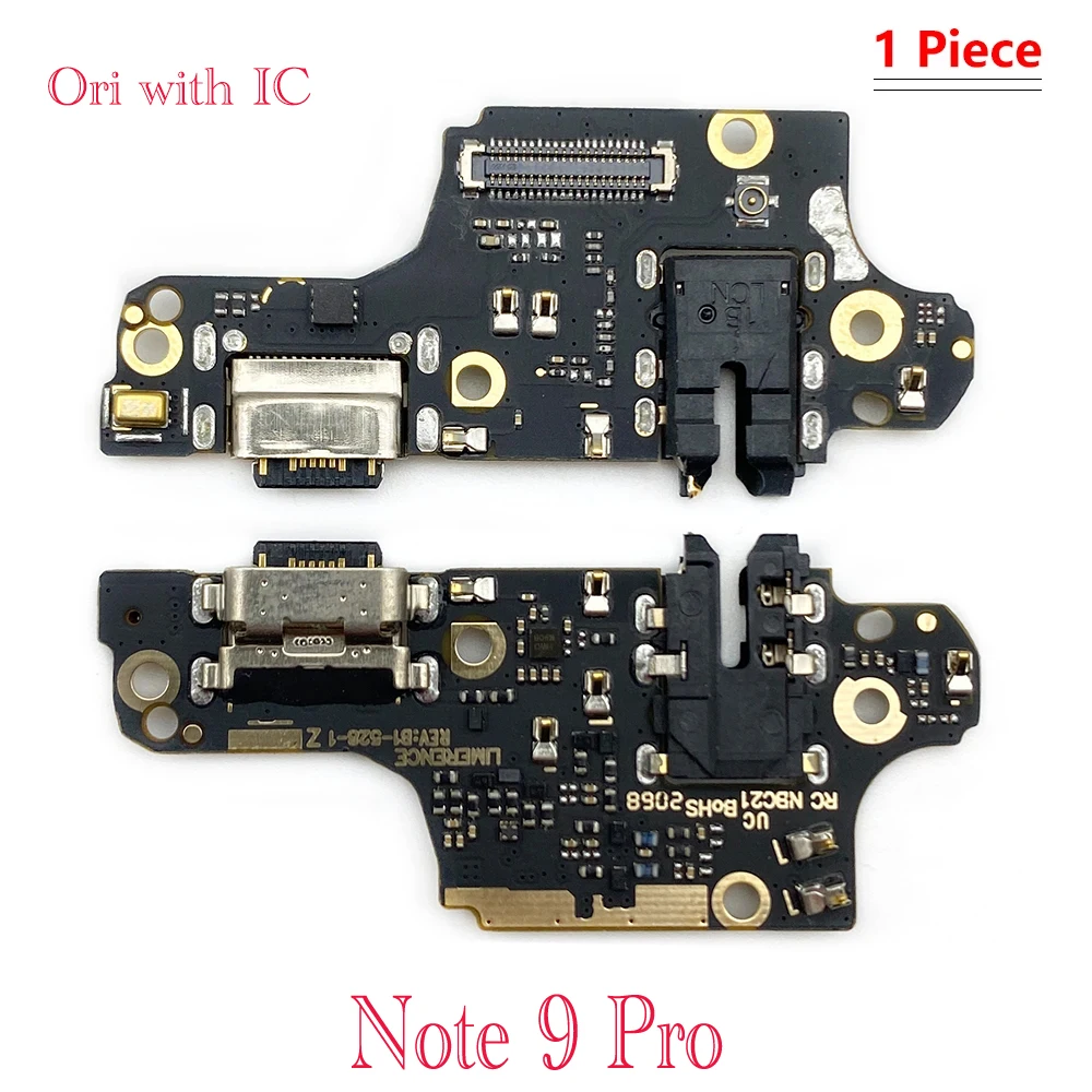 Charging Connector Board Flex Cable With IC For Xiaomi Redmi Note 9 9S Note 9Pro Charger Module USB Port Jack Dock Flex Ribbon