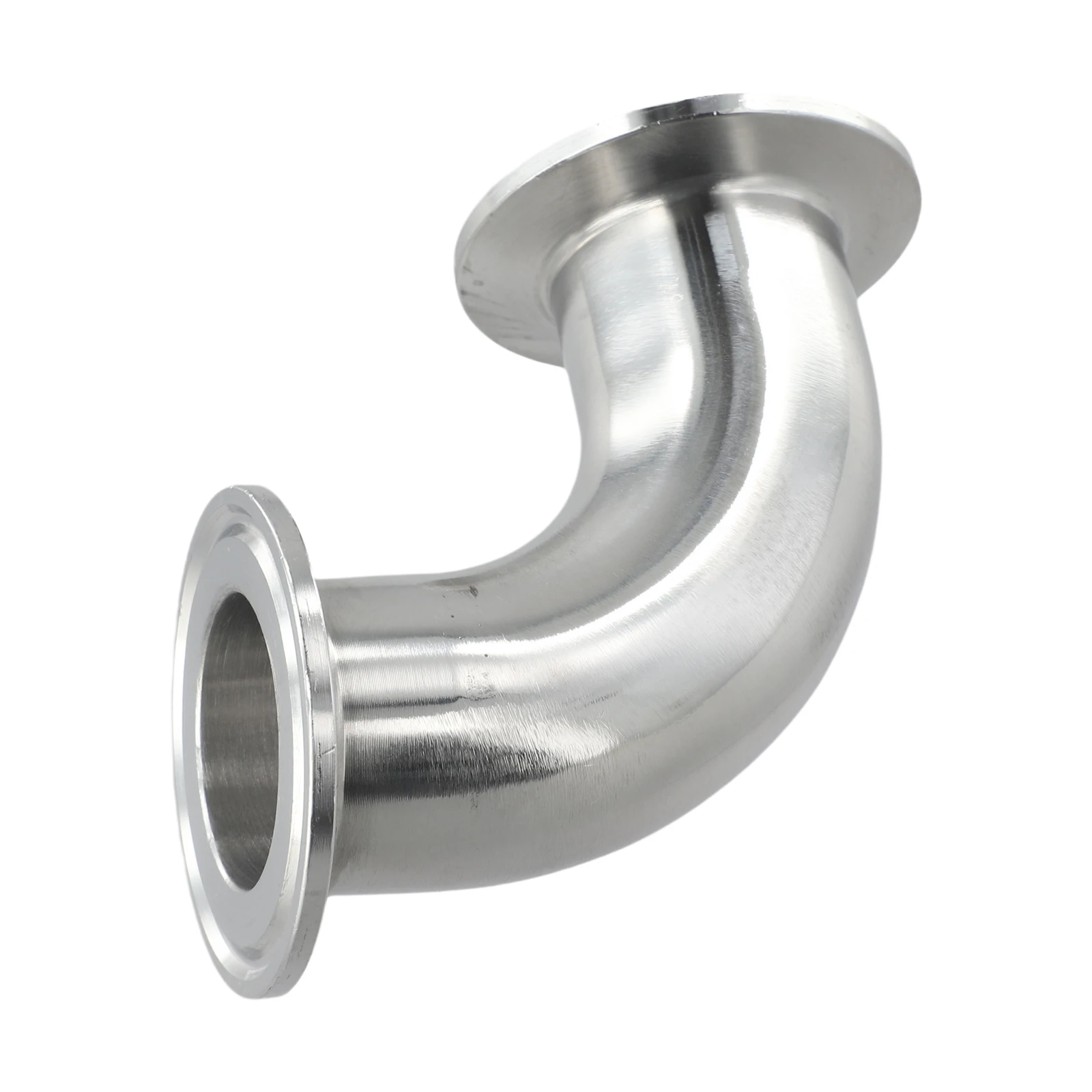 304 Stainless Steel Sanitary Ferrule Elbow 90 Degree Tube Quick-release For 1.5 Inch 2 Inch 3 Inch Ferrule Tri-clamps 250 Psi